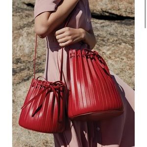 Mansur Gavriel Pleated Bucket Bag